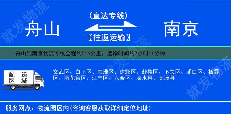 舟山到南京物流運(yùn)費(fèi)-舟山到南京物流公司-舟山發(fā)物流到南京-